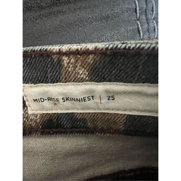 NWT Pacsun Womens Leopard Midi Rise Skinniest Jeans Size 25 - Picture 5 of 6